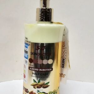 SKINDOCTOR ALMOND INJECTION HALF CAST WHITENING BODY MILK - NATURAL WITCH HAZEL 400ML