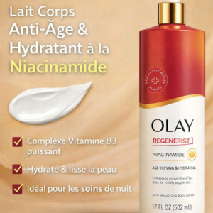 OLAY Lait Corps Anti-Âge & Hydratant à la Niacinamide