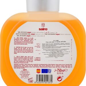 Gel bain et douche, Argan
Sairo Bath And Shower Gel