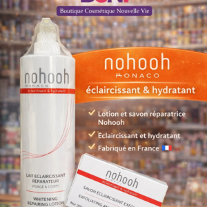 Nohooh Lait Eclaircissant Reparateur Visage et Corps 500ml